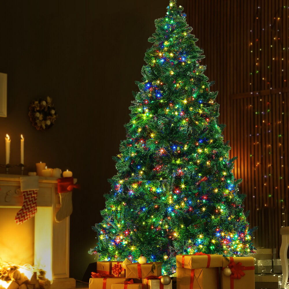 Christmas Tree 2.1m Xmas Tree Decoration 8 Light Mode Multi Colour Price