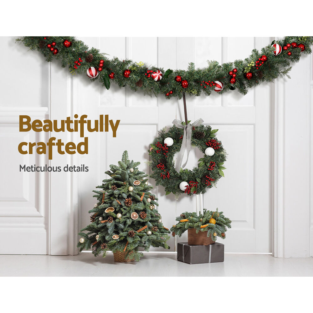 2.7m Christmas Garland with Decorations Xmas Wedding Party Price