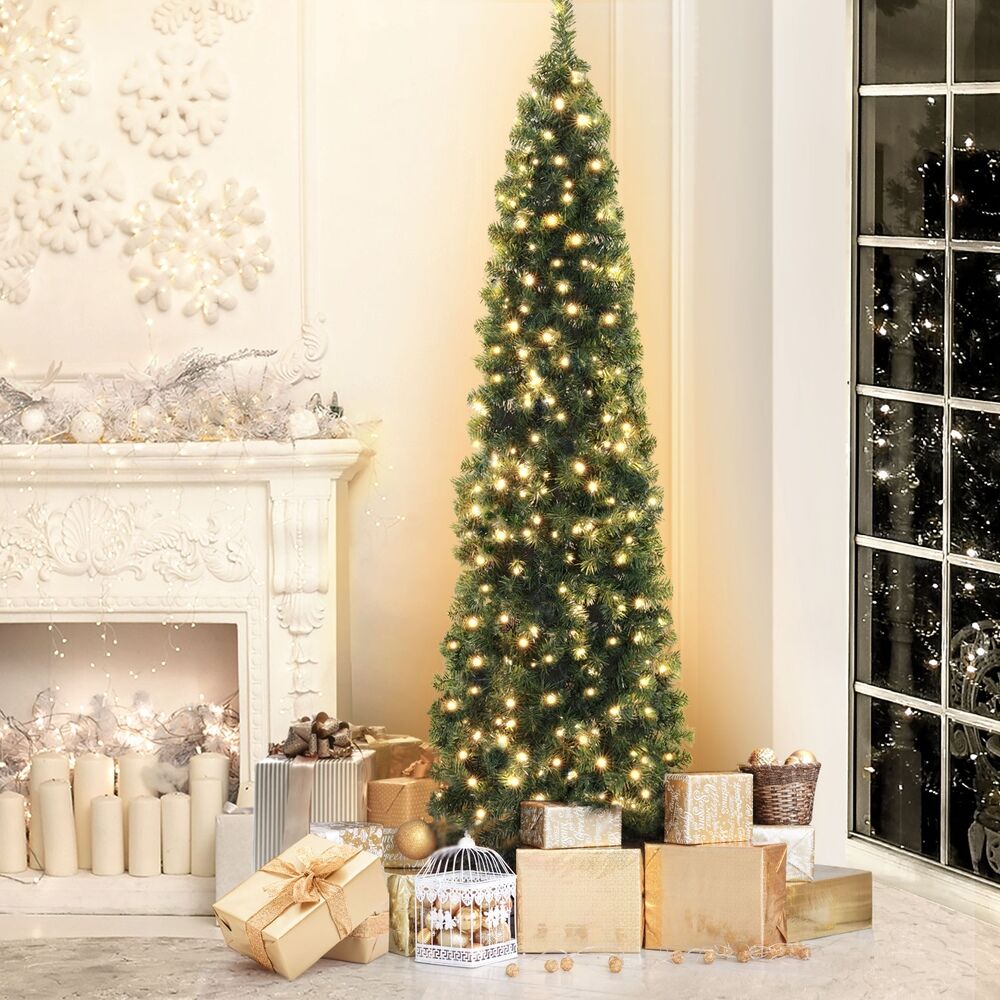 Christmas Tree 2.1M Corner Xmas Tree Party Decorations 430 Tips Price