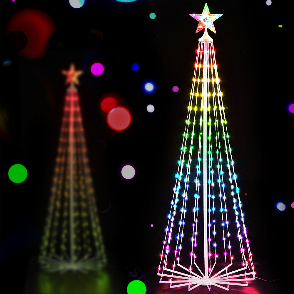 Christmas Tree 1.8m 265 RGB LED Fairy Lights Xmas Trees Decoration Price