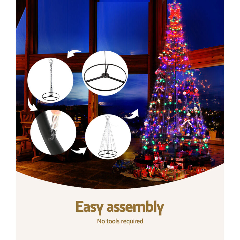 Solar Christmas Tree 3.6M 400 LED Xmas Tree Decor 8 Light Modes Price