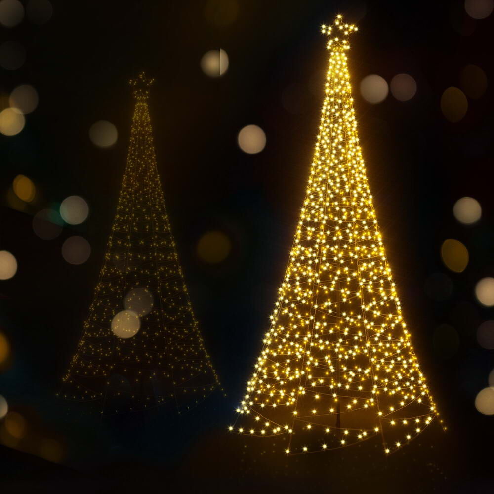 Solar Christmas Tree 3.6m 800 LED Net Lights Xmas Trees Decoration Price