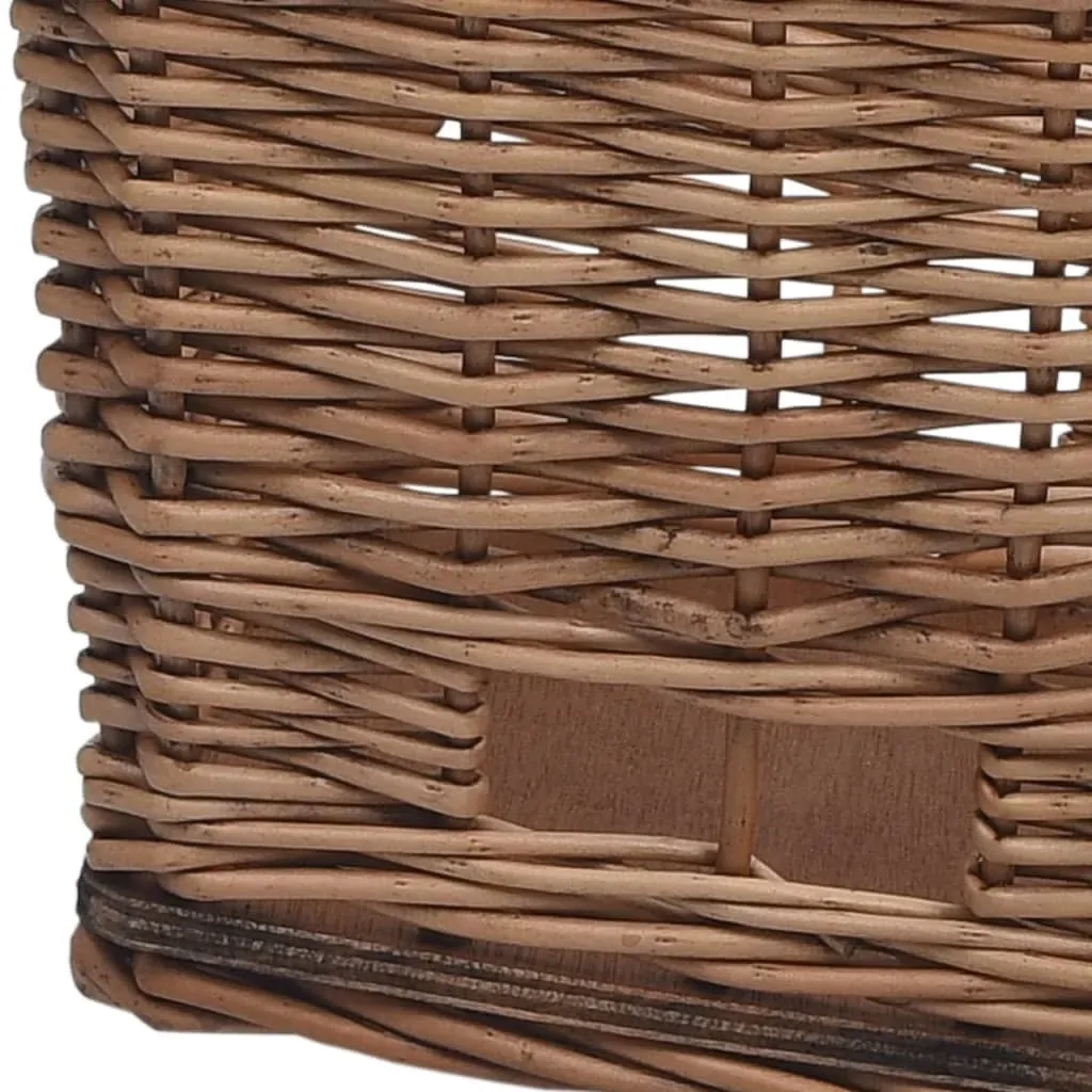 Bike Rear Basket with Cover 55x31x36 cm Natural Willow Price