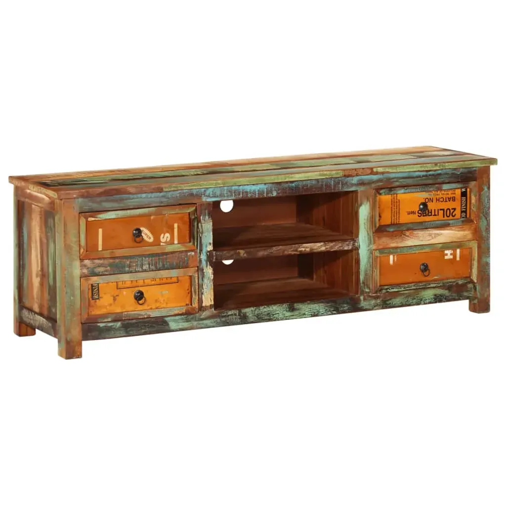 Reclaimed Wood TV Cabinet TV Stand 4 Drawers Price
