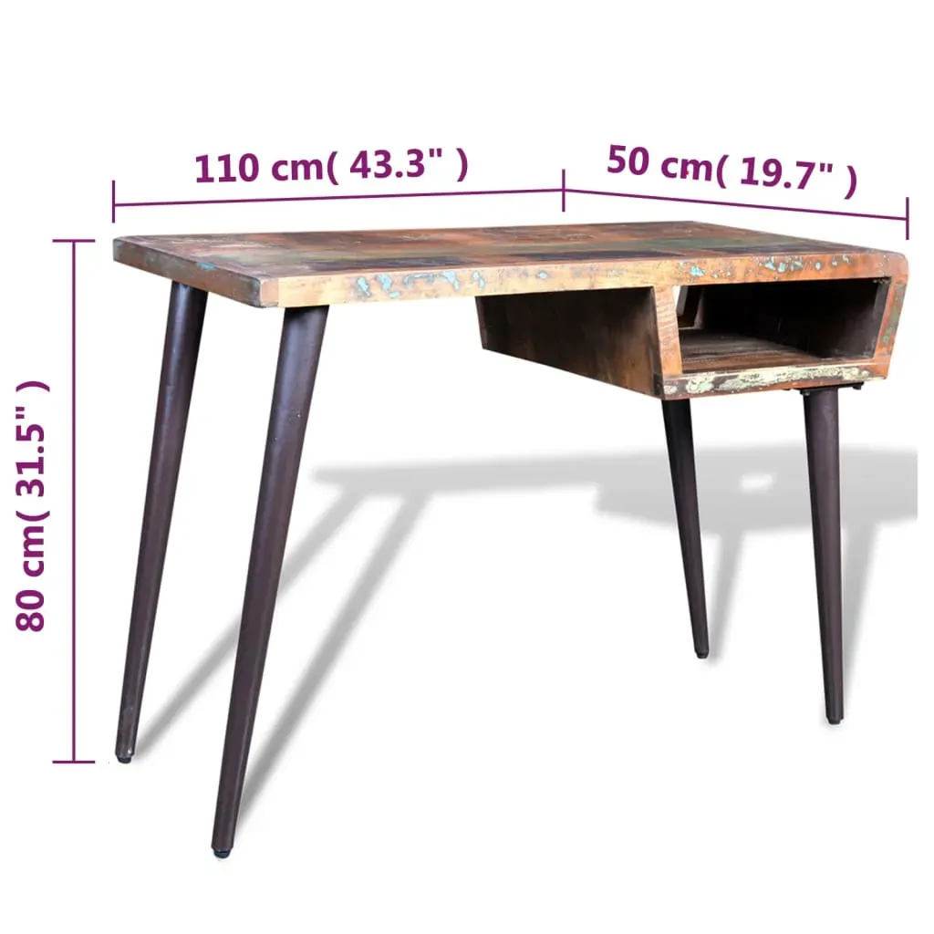 Reclaimed Wood Desk with Iron Legs Price