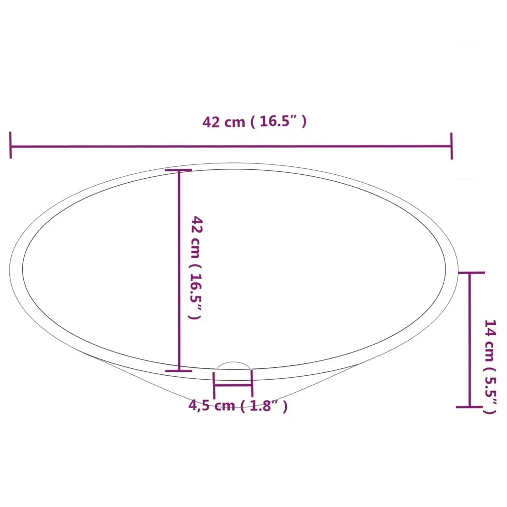 Wash Basins 2 pcs White 42x42x14 cm Ceramic Price
