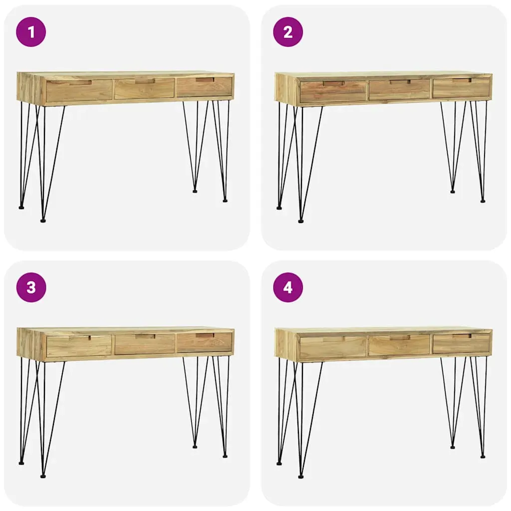 Console Table 120x35x76 cm Solid Teak Price