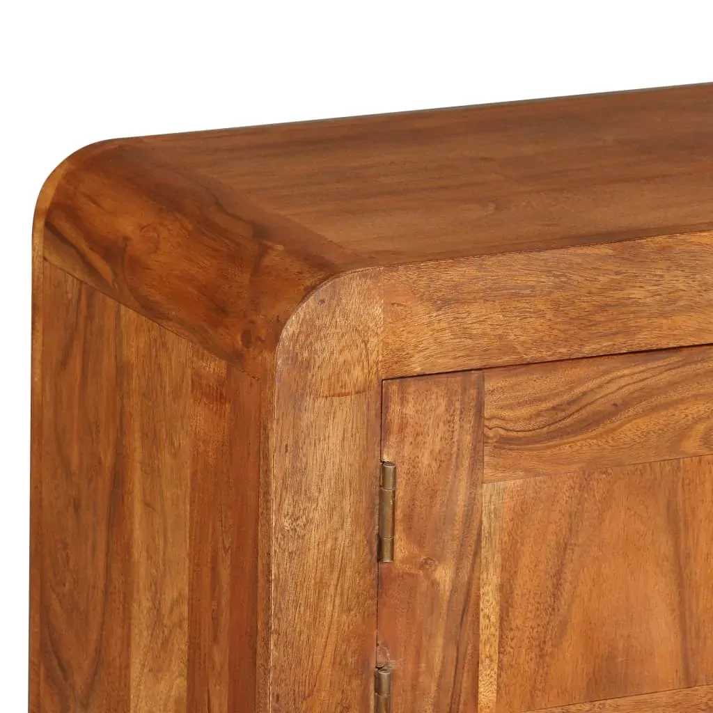 TV Cabinet Solid Wood with Honey Finish 120x30x40 cm Price