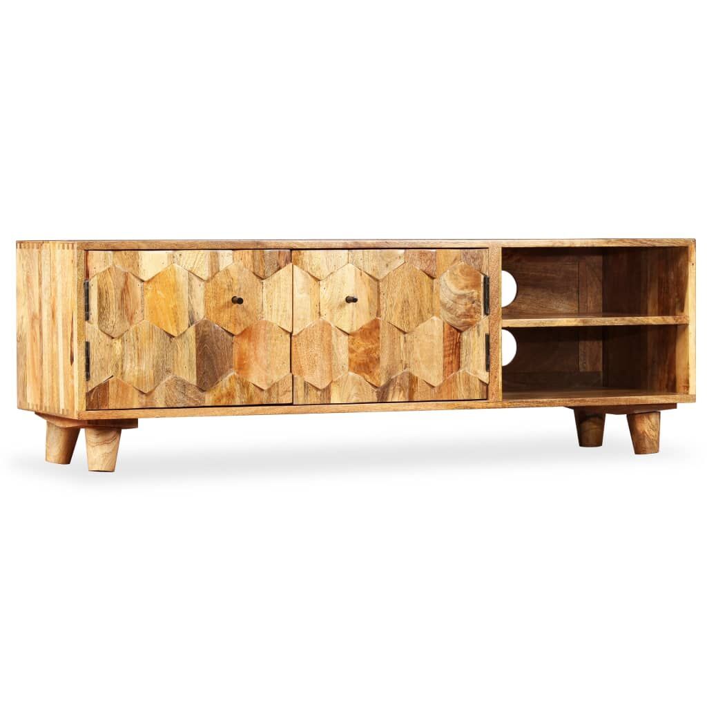 TV Cabinet Solid Mango Wood 118x35x40 cm Price