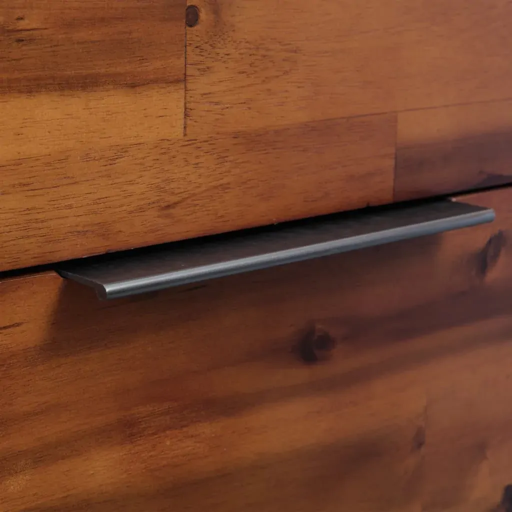 Chest of Drawers Solid Acacia Wood 45x32x115 cm Price