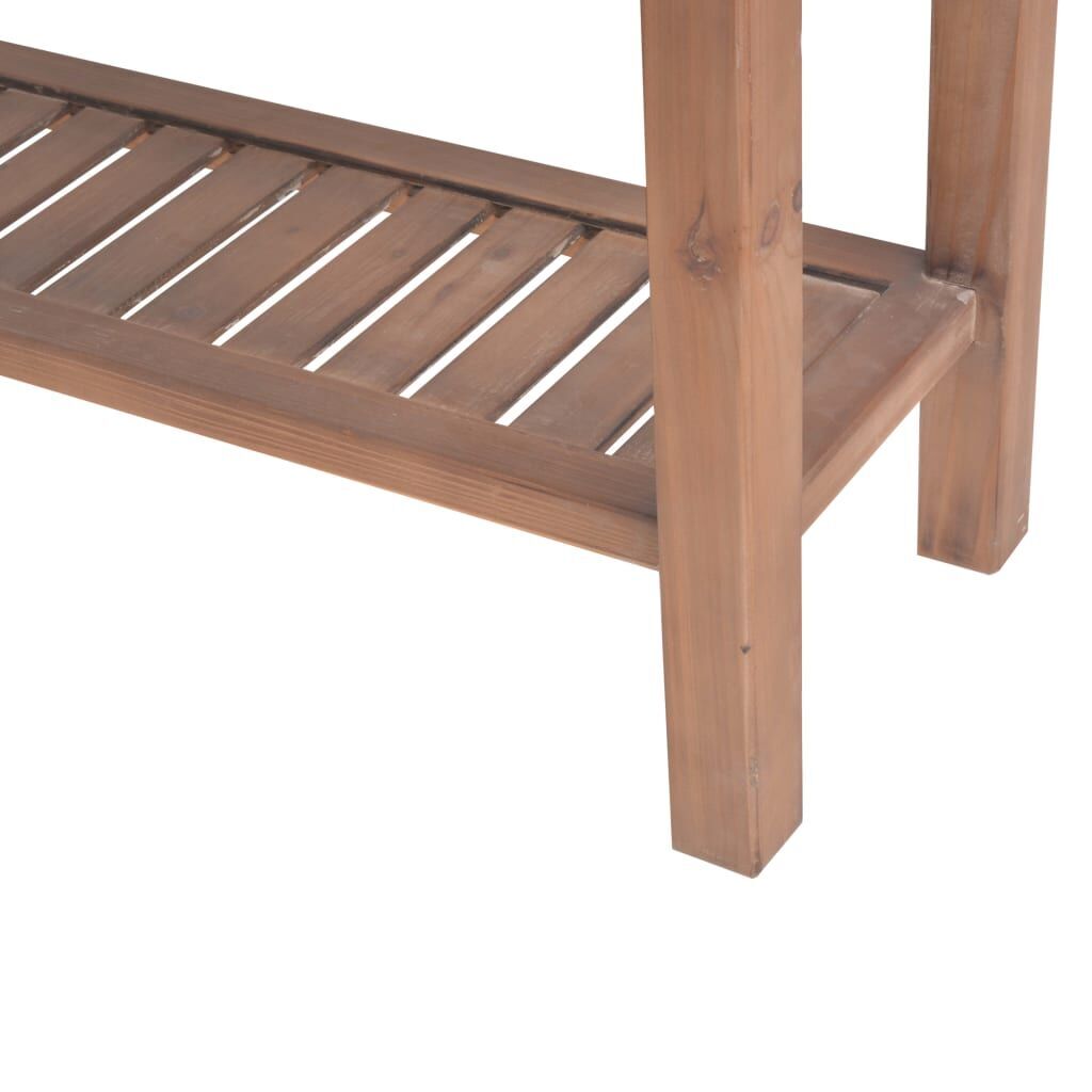 Console Table Solid Fir Wood 122x35x80 cm Price