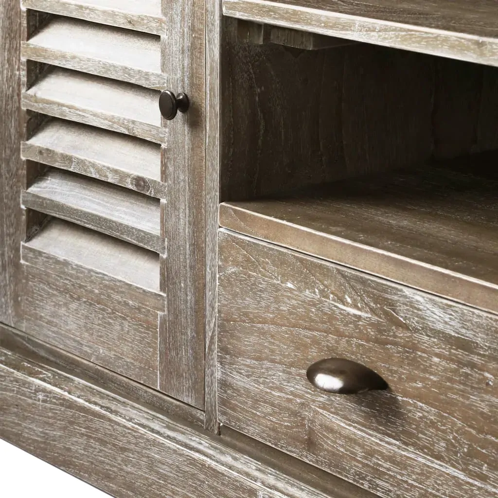 TV Cabinet Solid Mindi Wood 145x35x60 cm Price