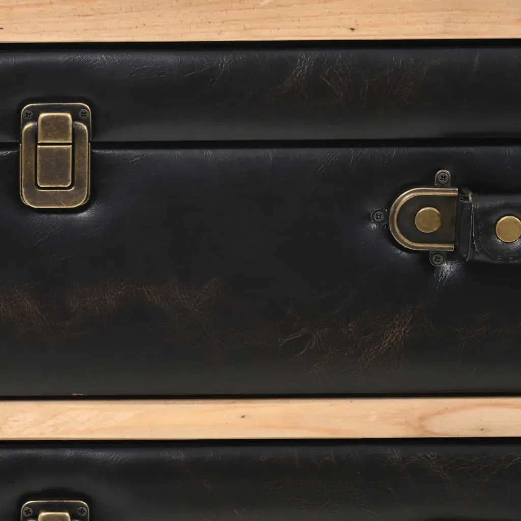 Drawer Cabinet Solid Fir Wood 80x36x75 cm Price