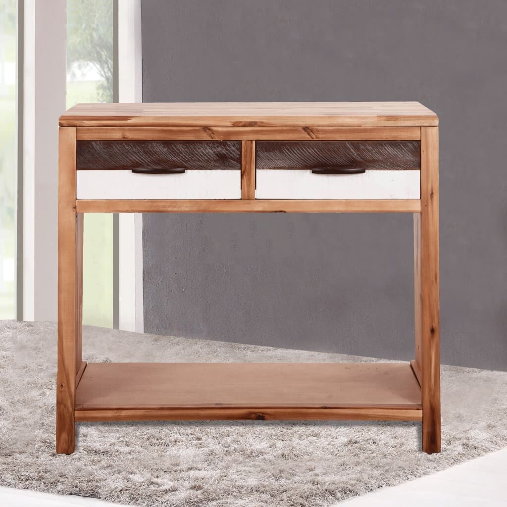 Console Table Solid Acacia Wood 86x30x75 cm Price