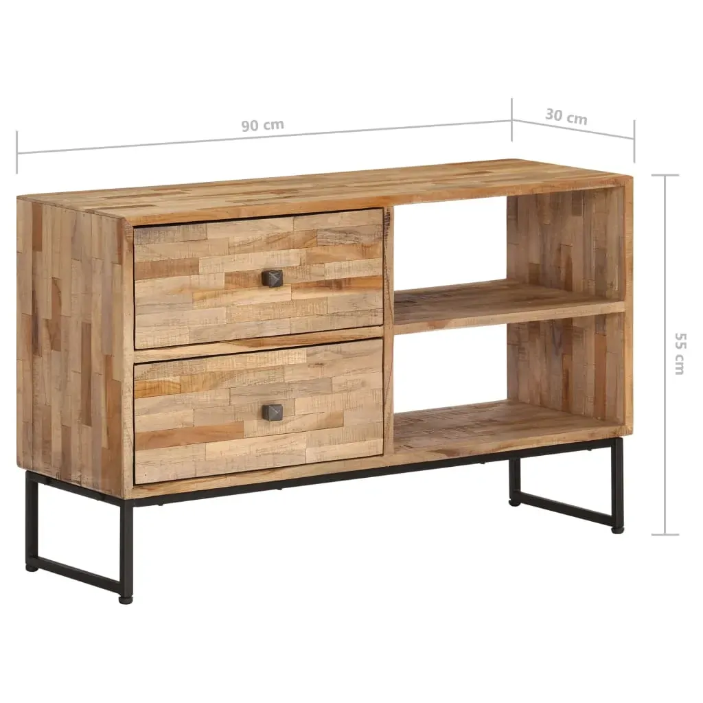 TV Cabinet Reclaimed Teak Wood 90x30x55 cm Price