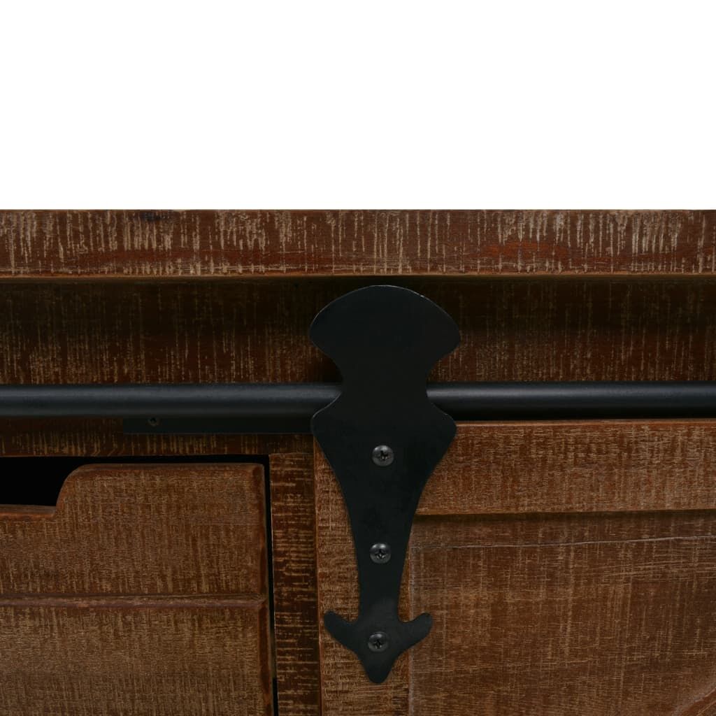 Storage Cabinet Solid Fir Wood 64x33.5x75 cm Brown Price