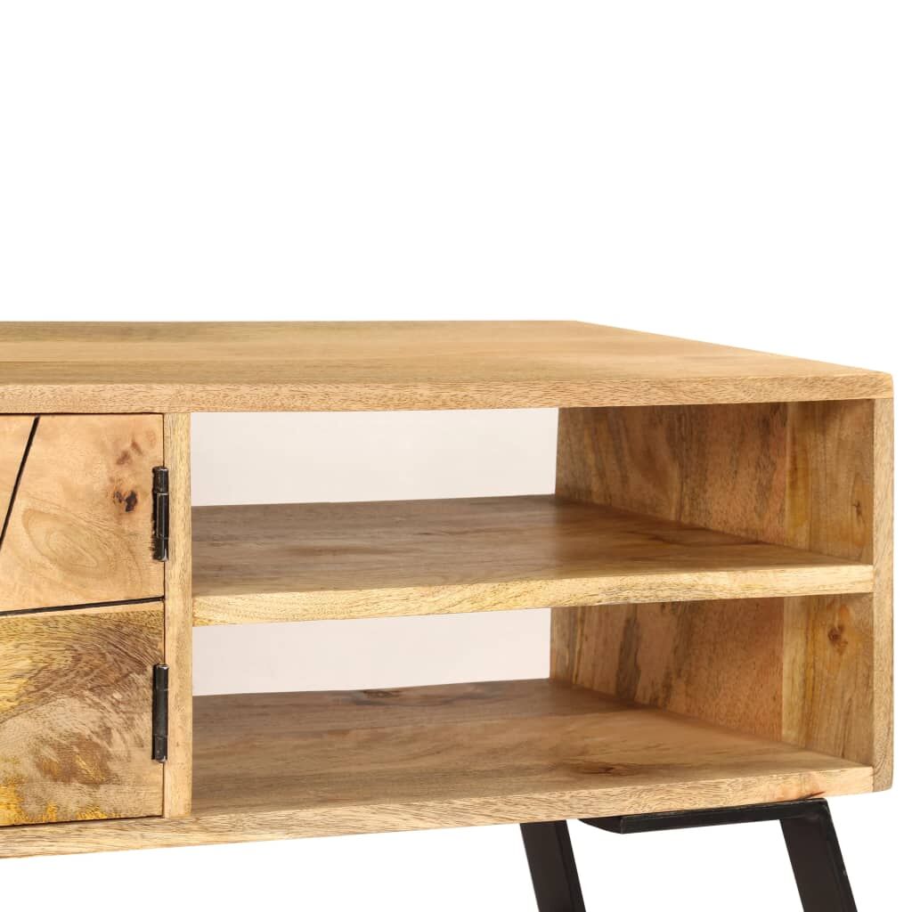 TV Cabinet Solid Mango Wood 140x30x40 cm Price