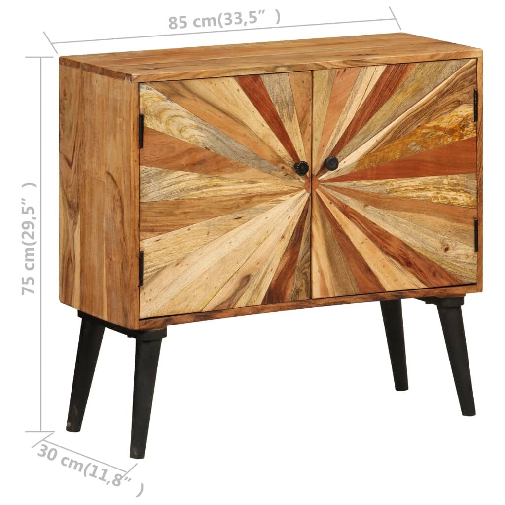 Sideboard Solid Mango Wood 85x30x75 cm Price