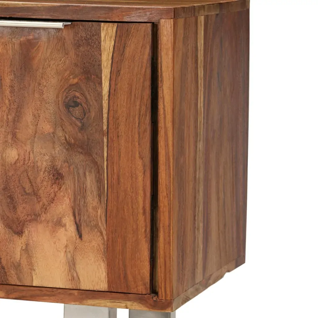 TV Cabinet Solid Acacia Wood with Honey Finish 118x30x40 cm Price