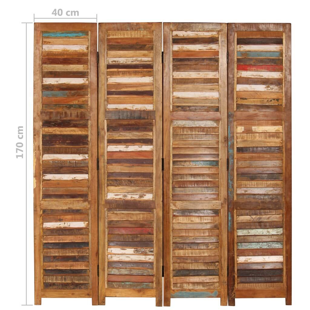 Room Divider Solid Reclaimed Wood 170 cm Price
