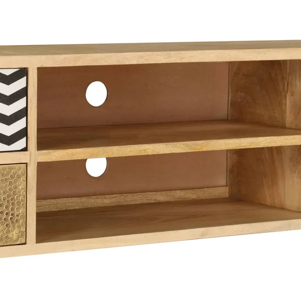 TV Cabinet 120x30x40 cm Solid Mango Wood Price