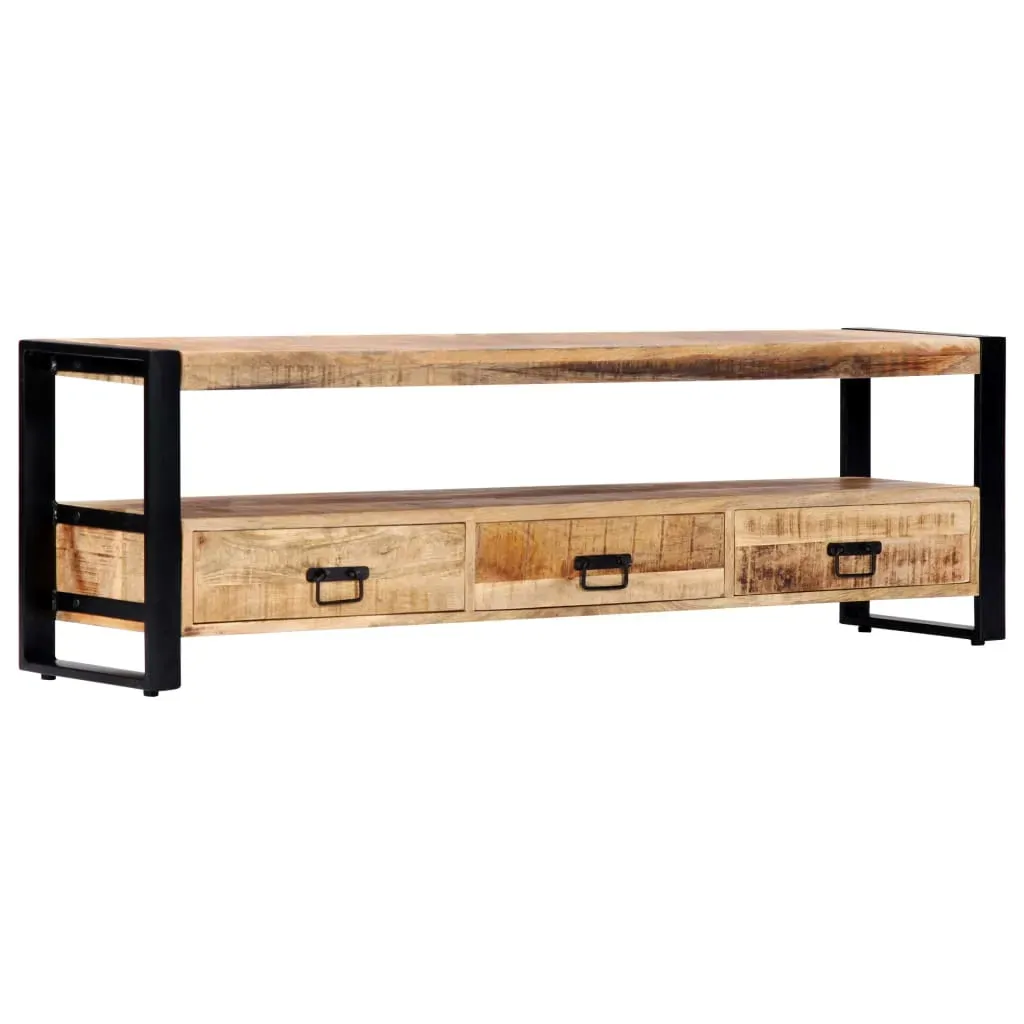 TV Cabinet 150x30x45 cm Solid Mango Wood Price