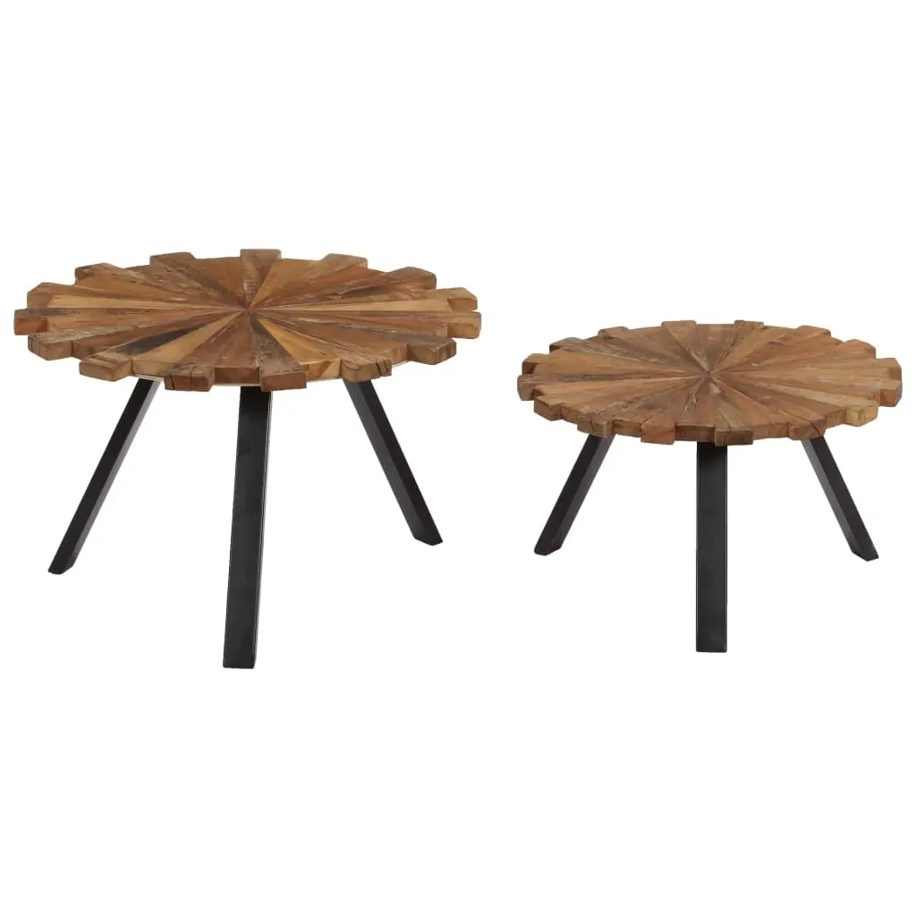 Coffee Tables 2 pcs Solid Reclaimed Wood Price