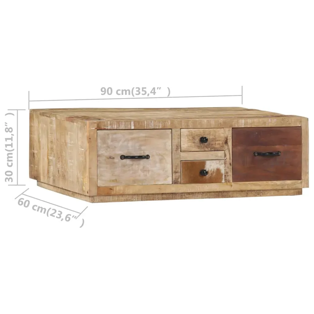 Coffee Table 90x60x30 cm Solid Mango Wood Price