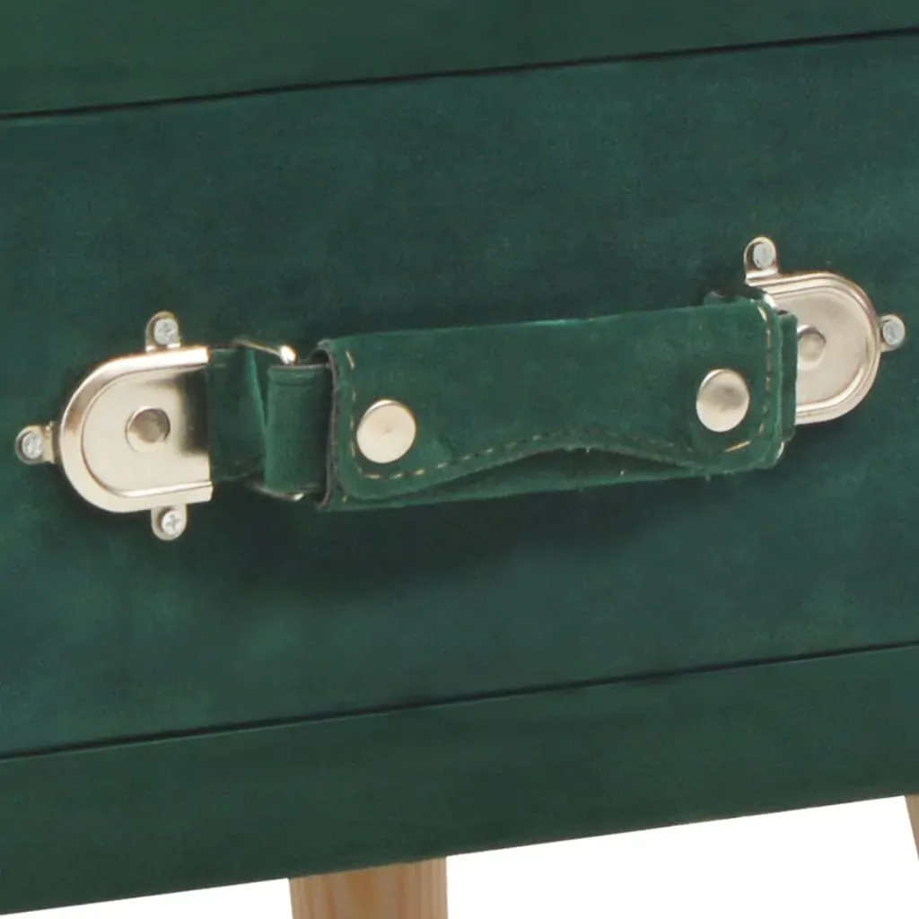 Bedside Cabinets 2 pcs Green 40x35x40 cm Velvet Price