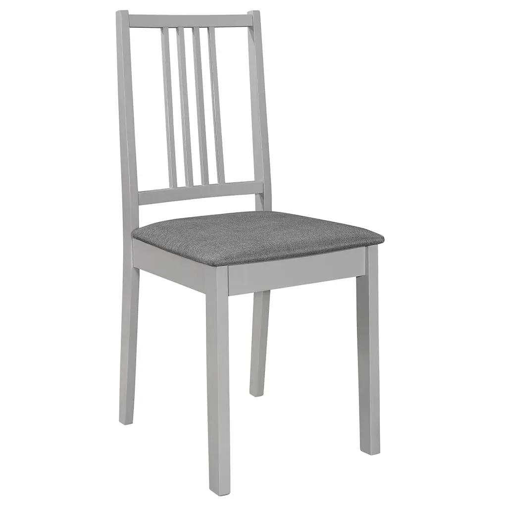5 Piece Dining Set MDF Grey Price
