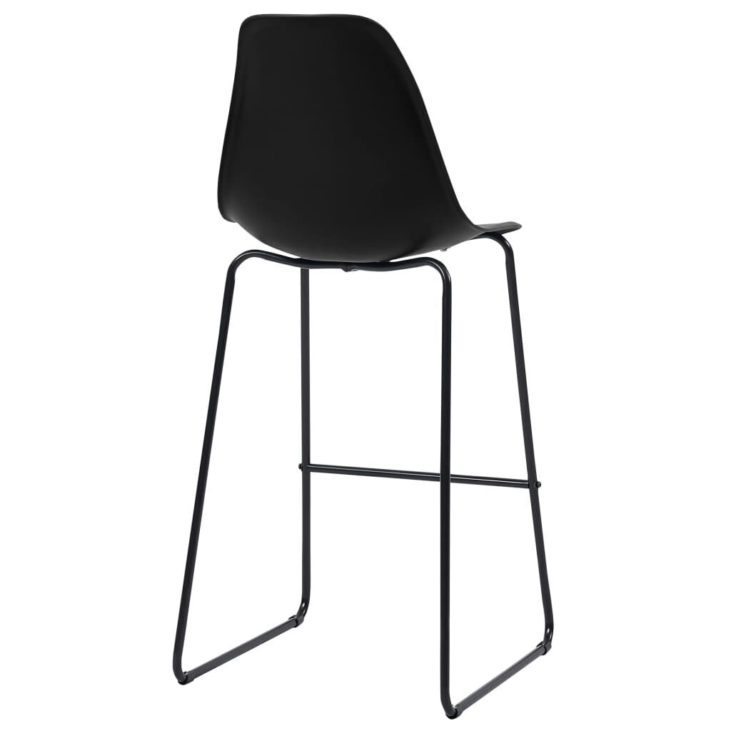 5 Piece Bar Set Plastic Black Price