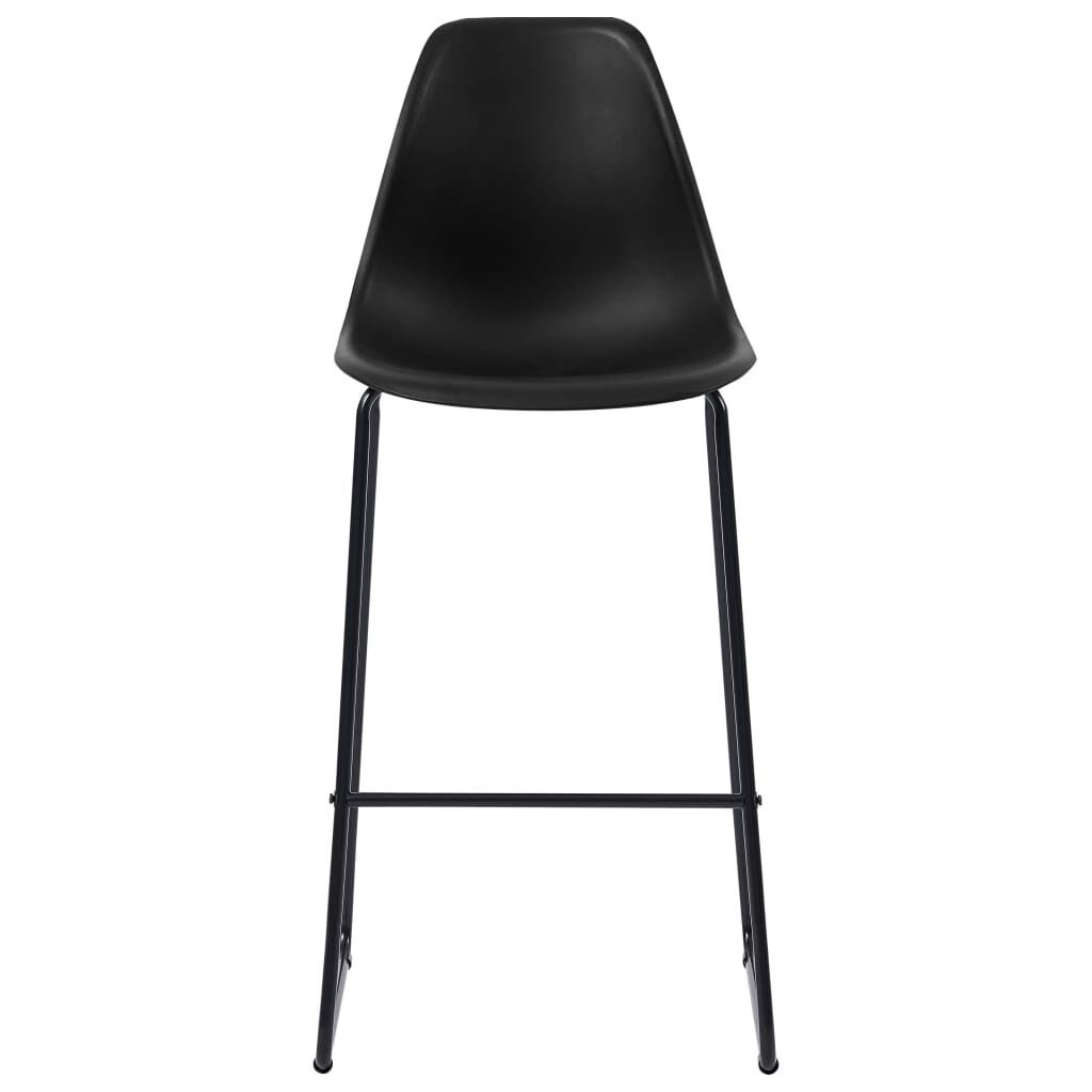 5 Piece Bar Set Plastic Black Price