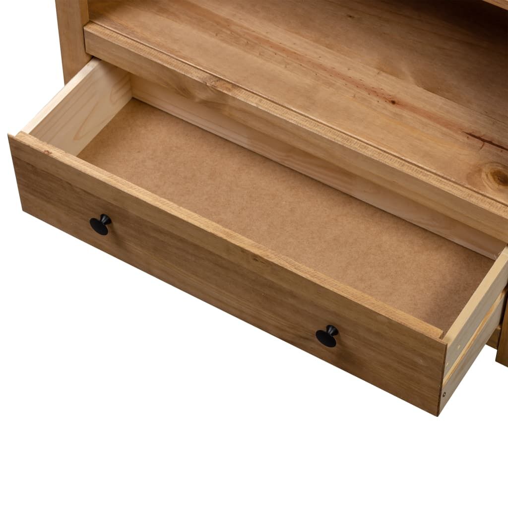 Bookcase 80x35x110 cm Solid Pine Wood Panama Range Price