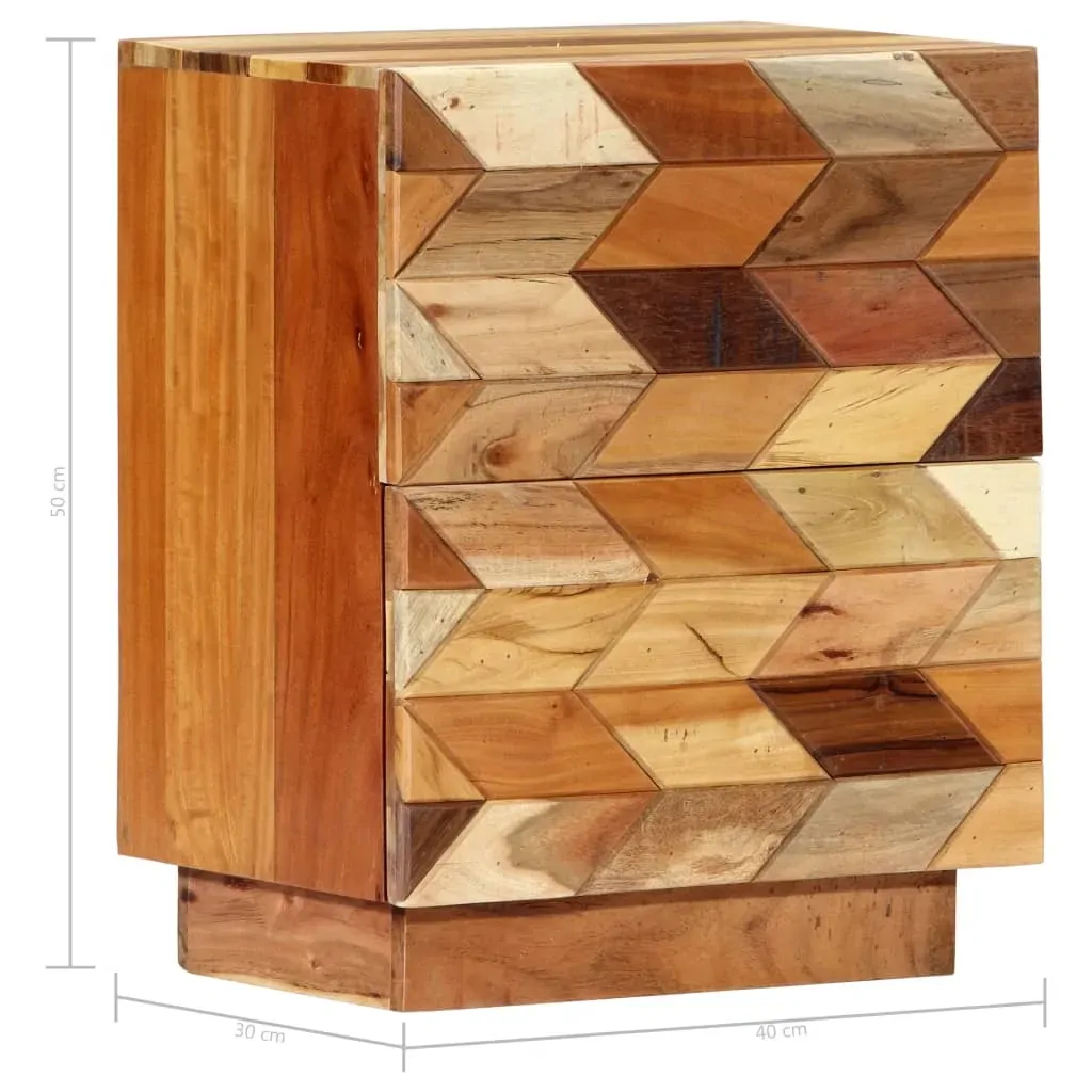 Bedside Cabinet 40x30x50 cm Solid Reclaimed Wood Price