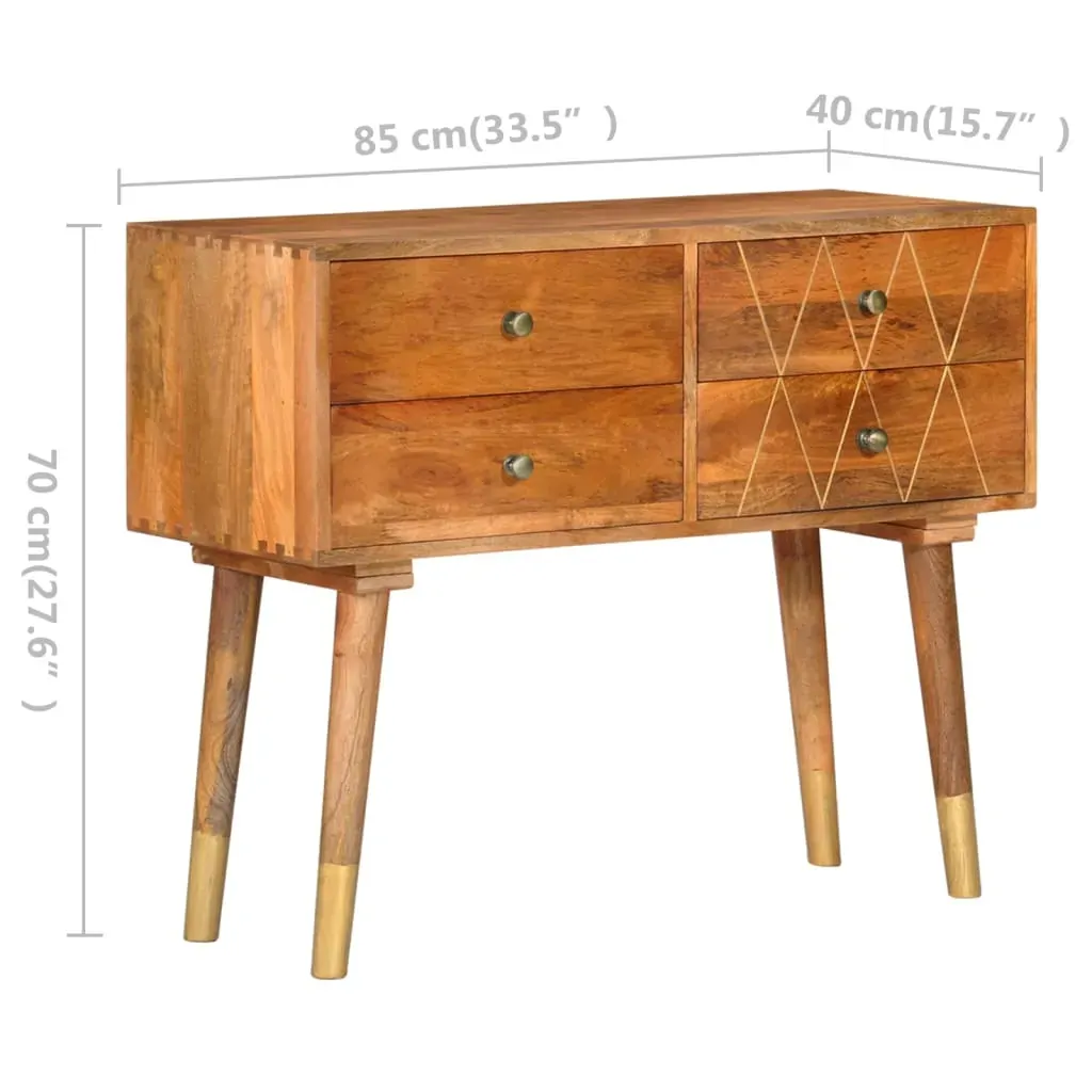 Sideboard 85x40x70 cm Solid Mango Wood Price