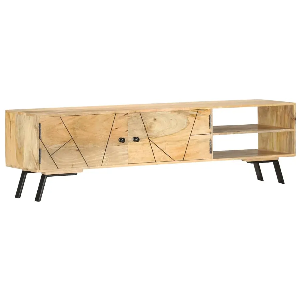 TV Cabinet 140x30x40 cm Solid Mango Wood Price