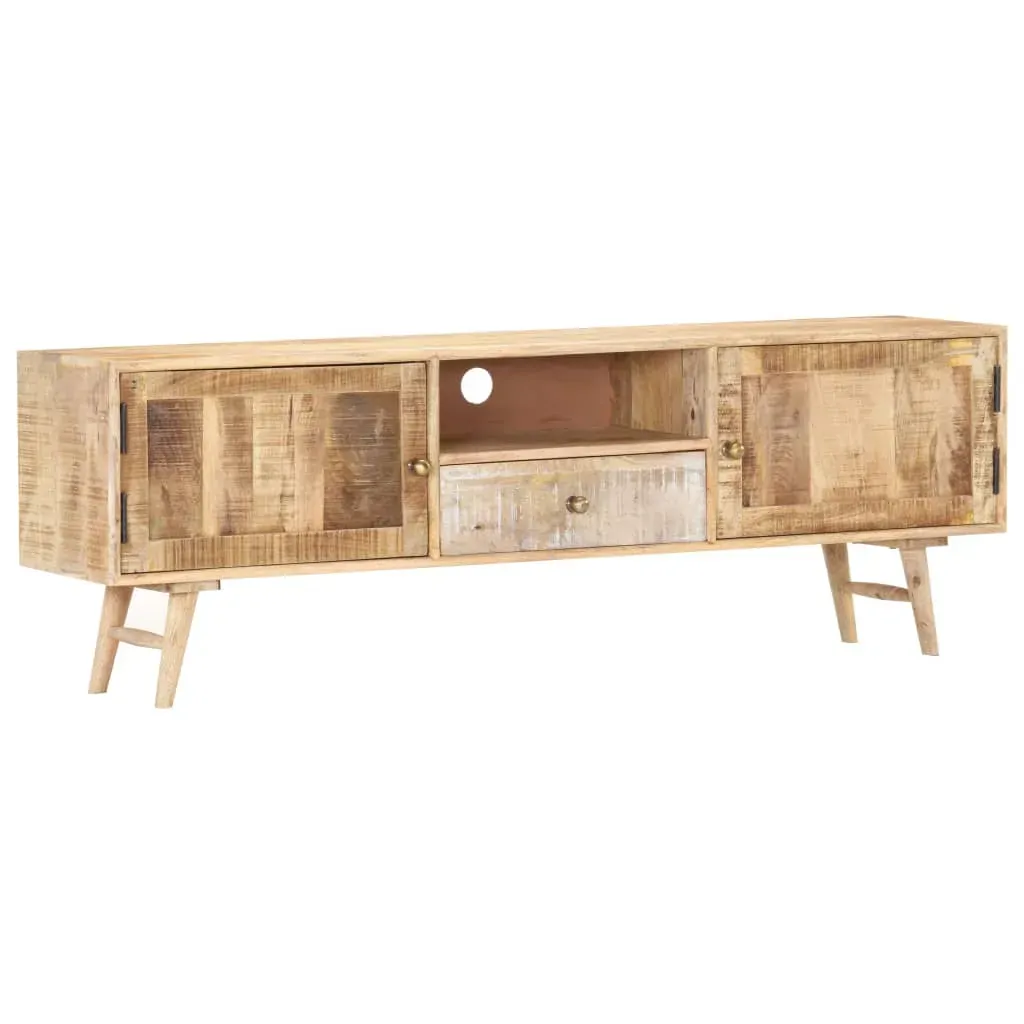 TV Cabinet 140x30x45 cm Solid Mango Wood Price