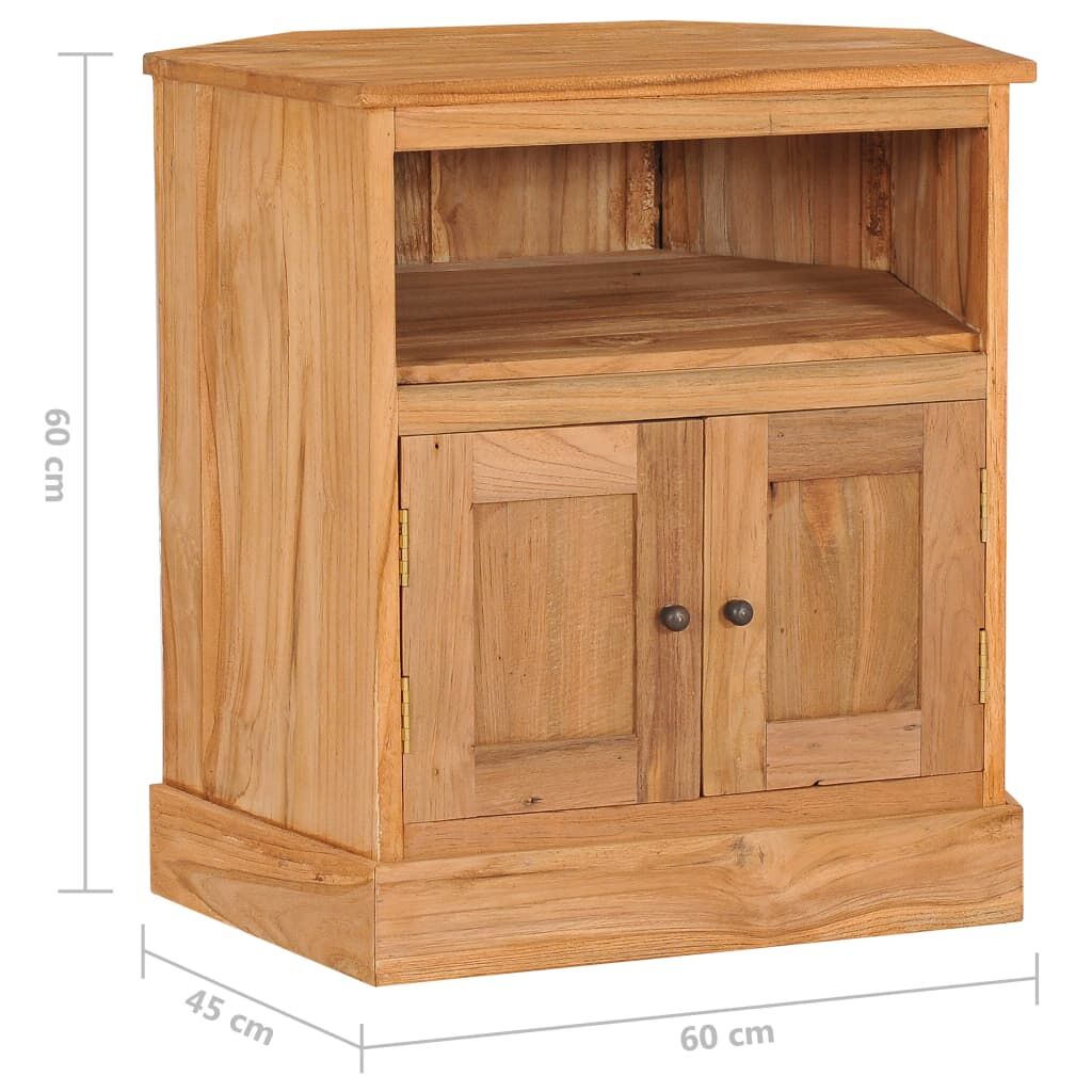 Corner Sideboard 60x45x60 cm Solid Teak Wood Price