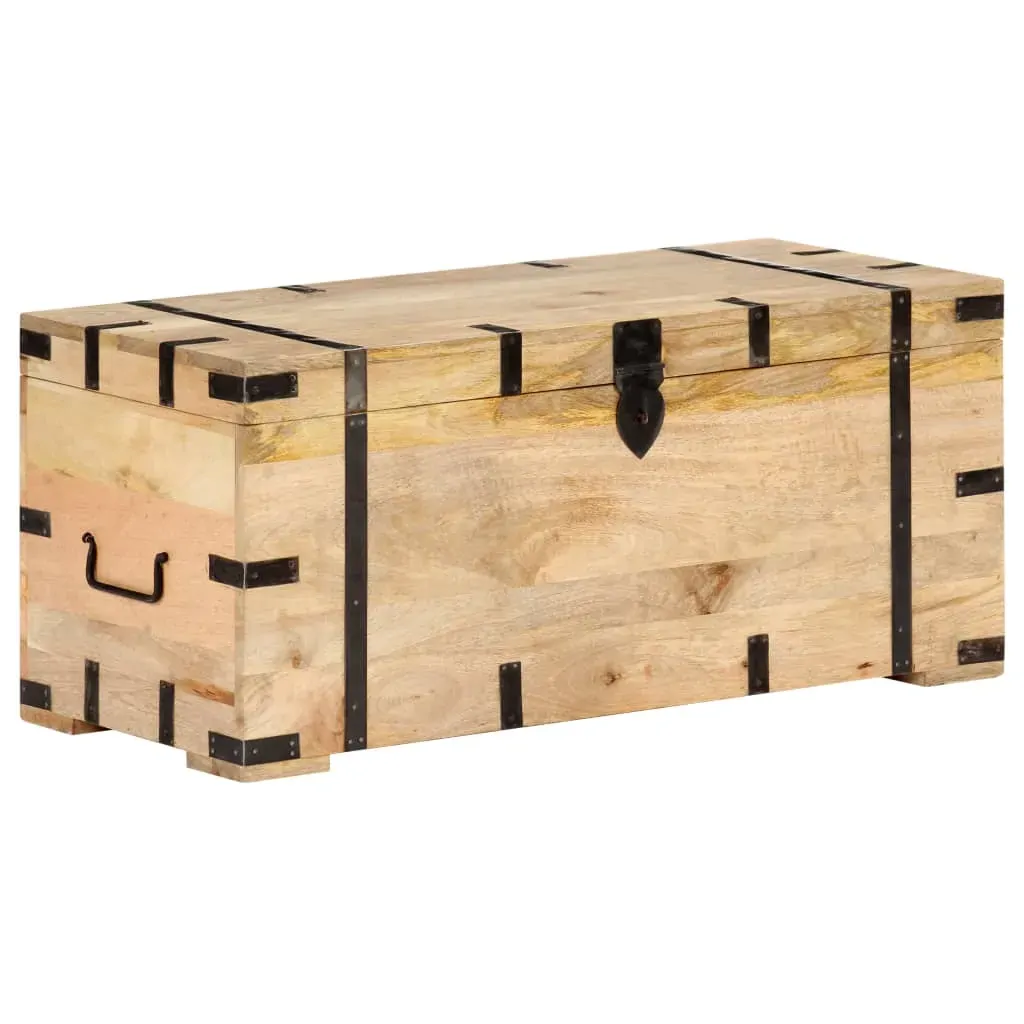 Chest 90x40x40 cm Solid Mango Wood Price