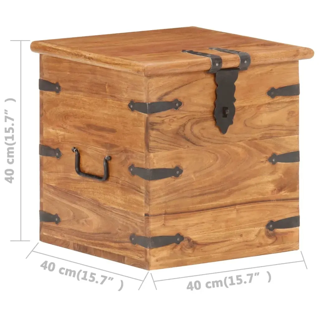 Chest 40x40x40 cm Solid Acacia Wood Price