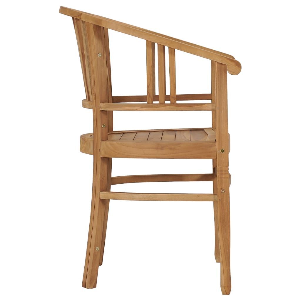 3 Piece Garden Dining Set Solid Teak Wood Price