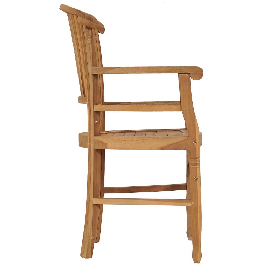 3 Piece Garden Dining Set Solid Teak Wood Price
