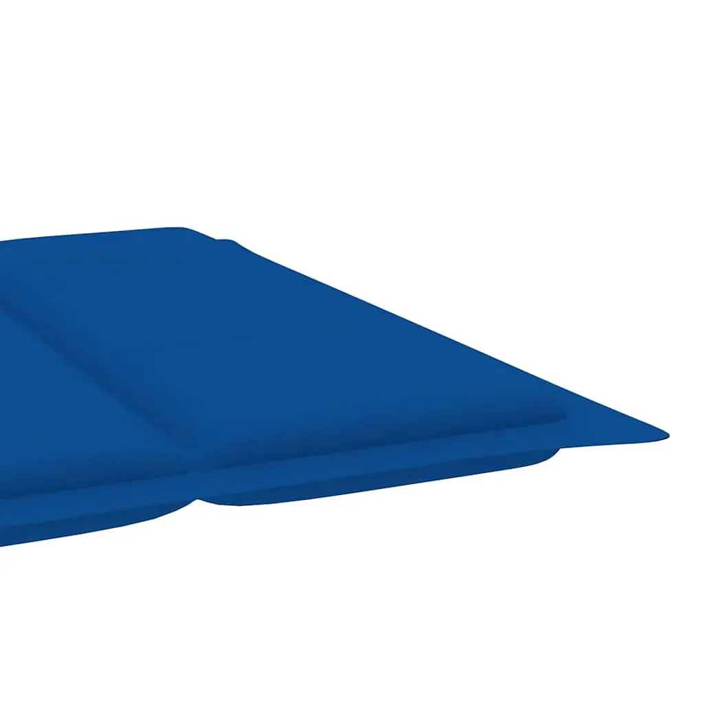 Garden Sun Lounger with Cushion Solid Acacia Wood Price