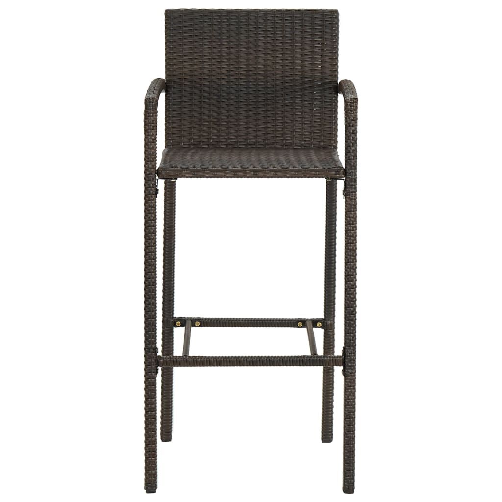 9 Piece Garden Bar Set Brown Price