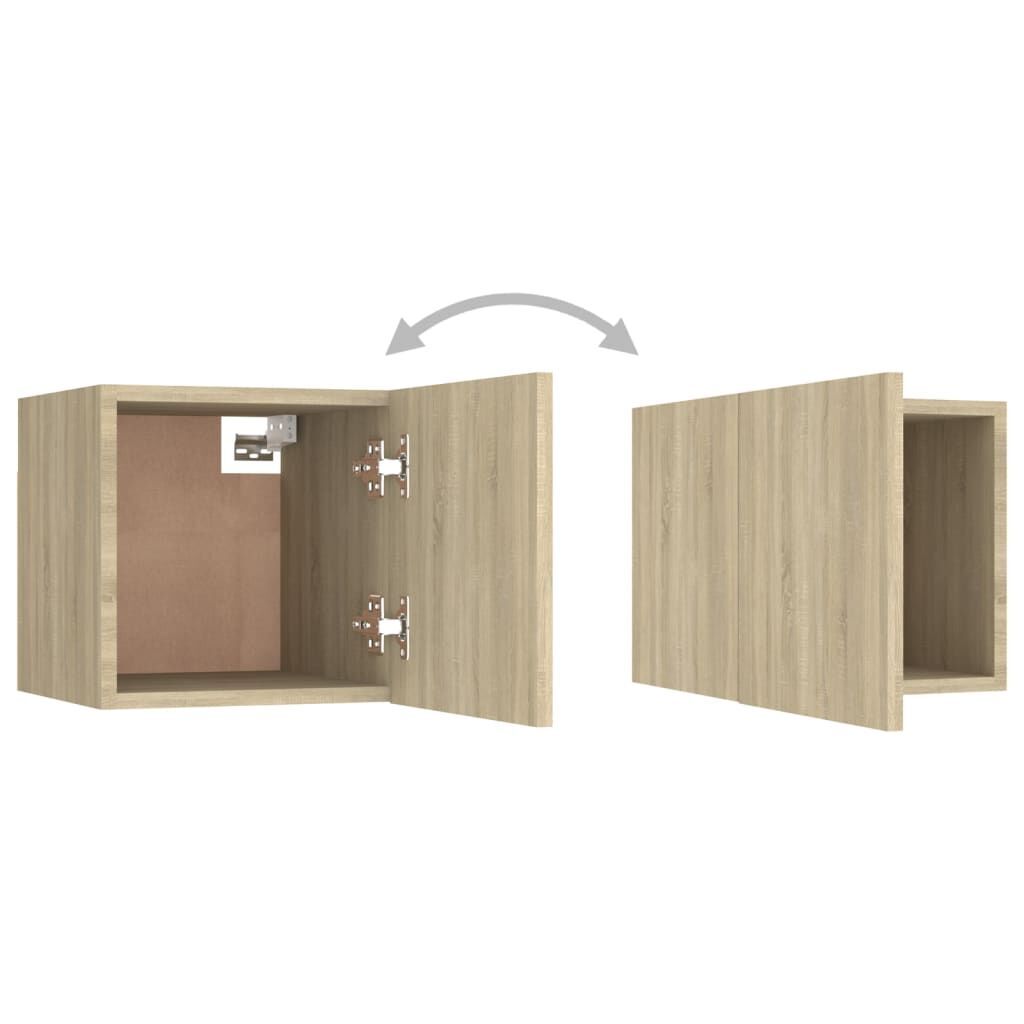 5 Piece TV Cabinet Set Sonoma Oak Engineered Wood Price