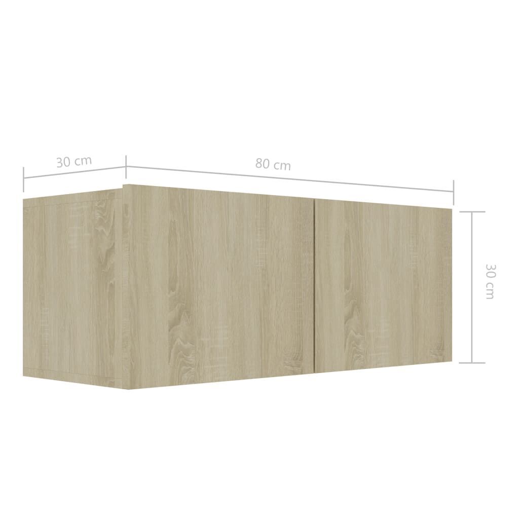 8 Piece TV Cabinet Set Sonoma Oak Engineered Wood Price