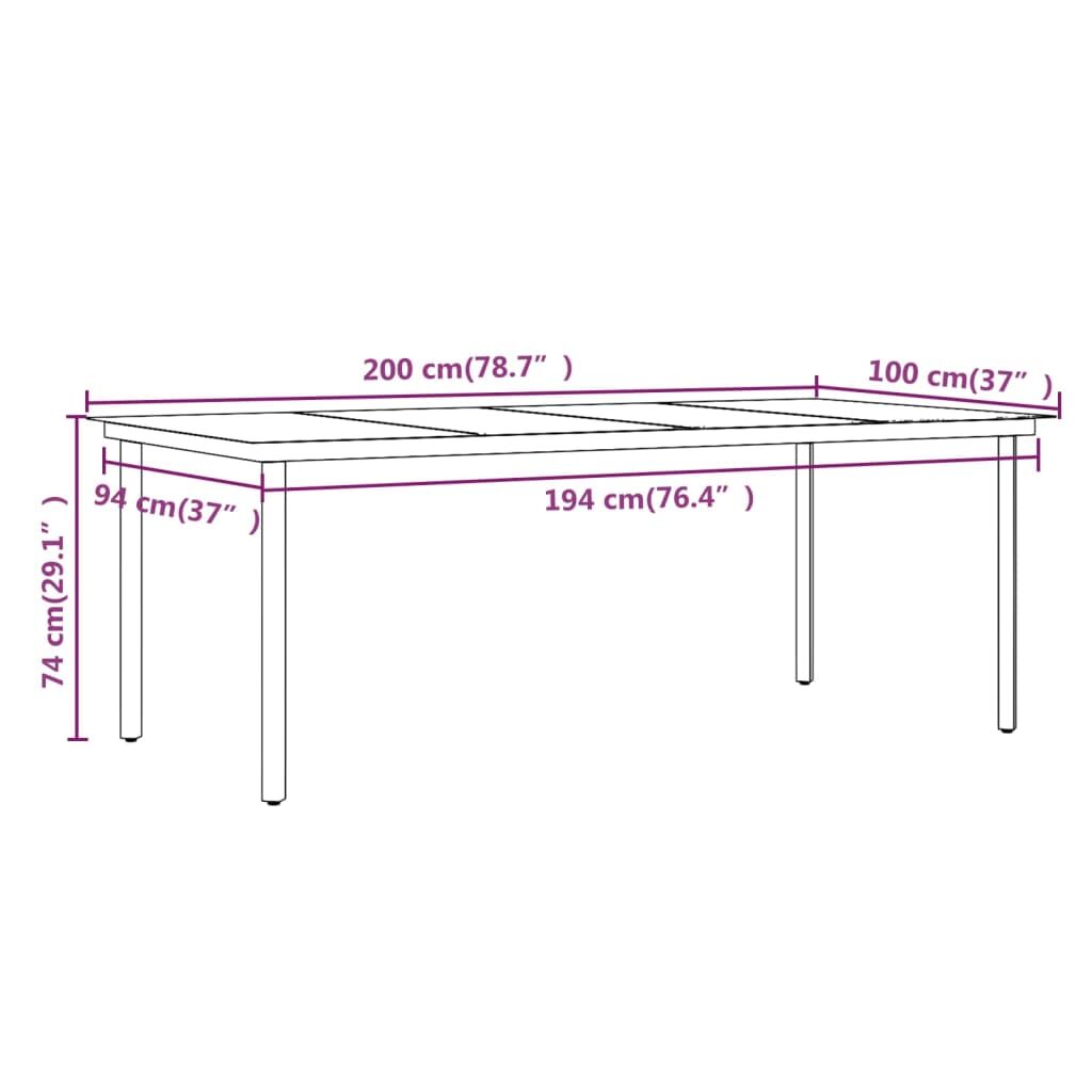 7 Piece Garden Dining Set with Cushions Poly Rattan and Glass Price