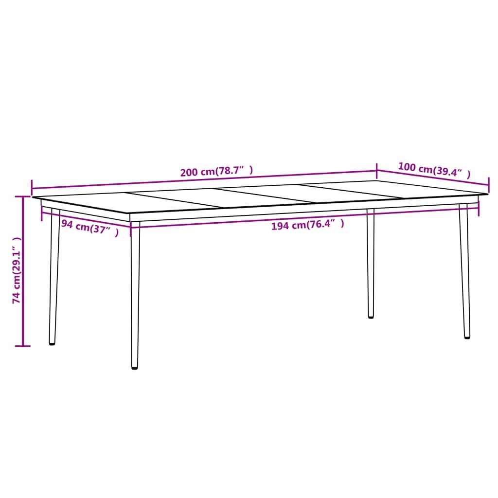 7 Piece Garden Dining Set with Cushions Poly Rattan and Glass Price