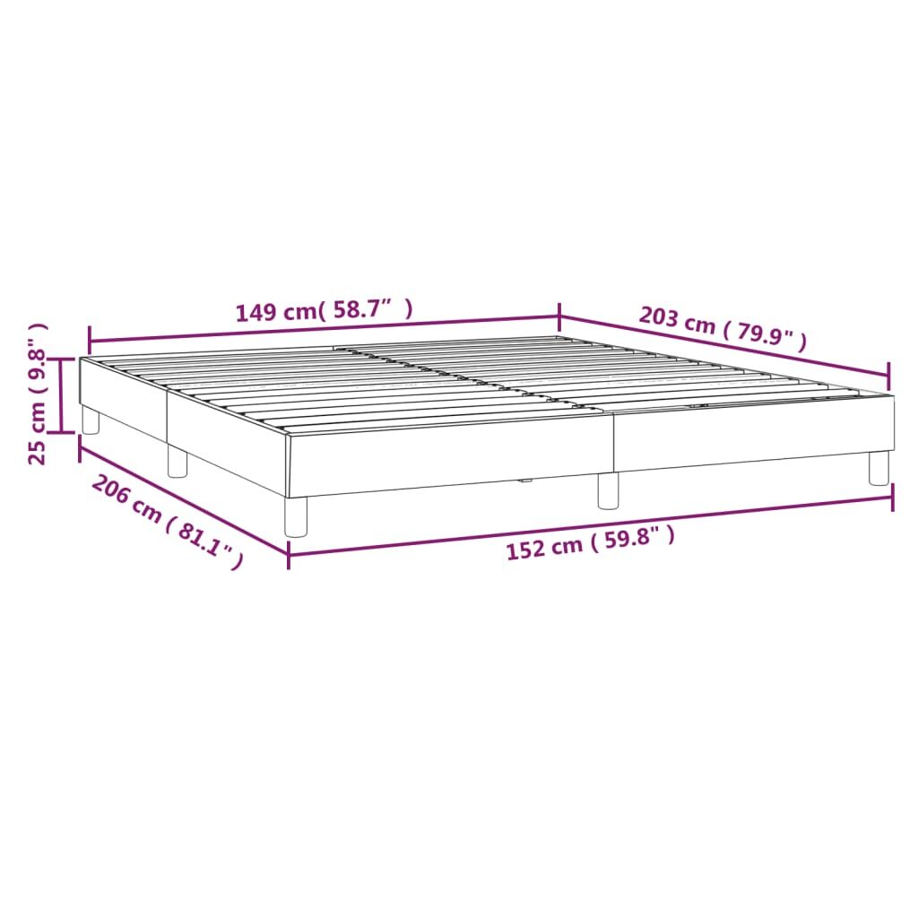 Bed Frame without Mattress Black Queen Velvet Price
