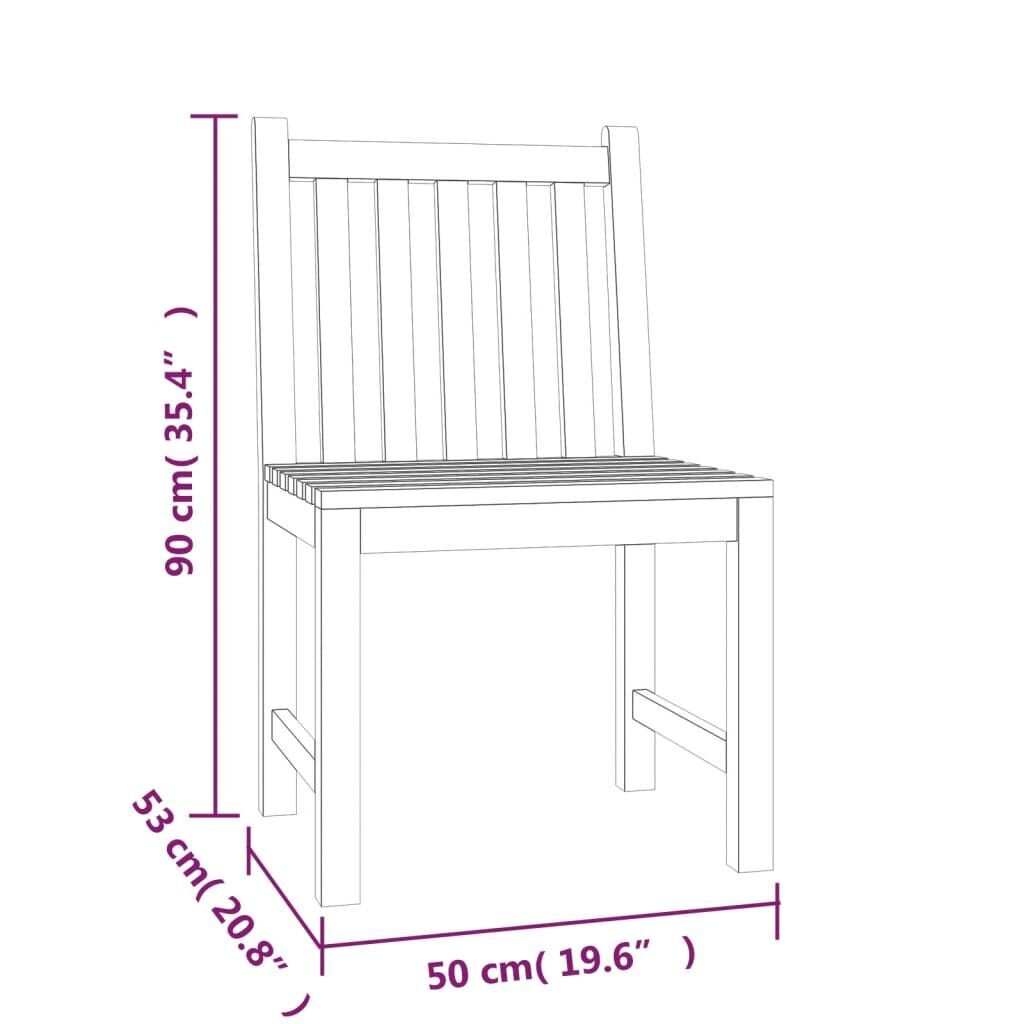 5 Piece Garden Dining Set Solid Wood Teak Price